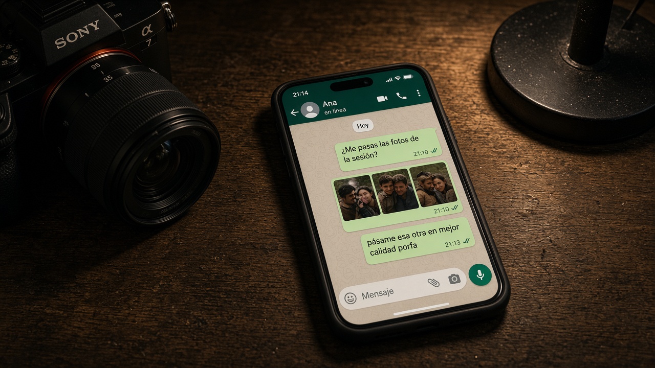 Por qué no deberías enviar fotos por WhatsApp (y qué hacer en su lugar)